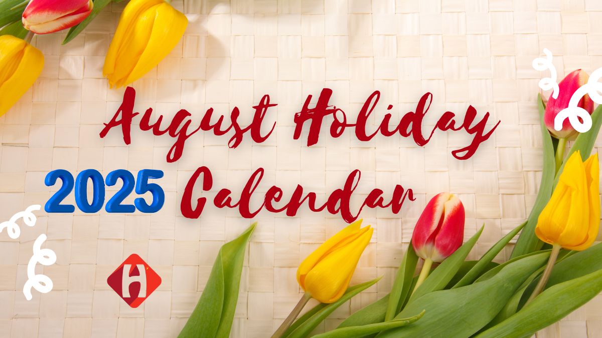 Calendar Holidays 2025 in August