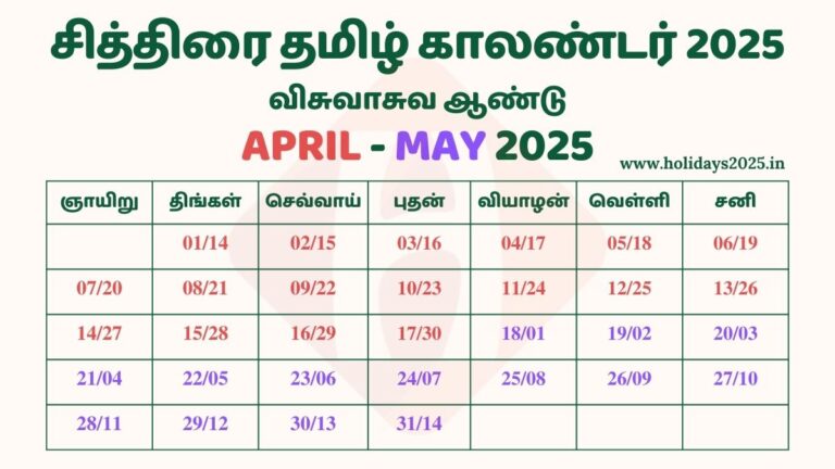 2026 tamil calendar chithirai month: Auspicious Beginnings & Cultural Significance