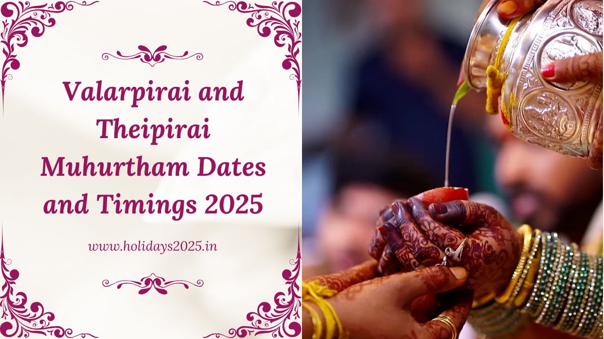 List of Muhurtham Dates and Timings 2025