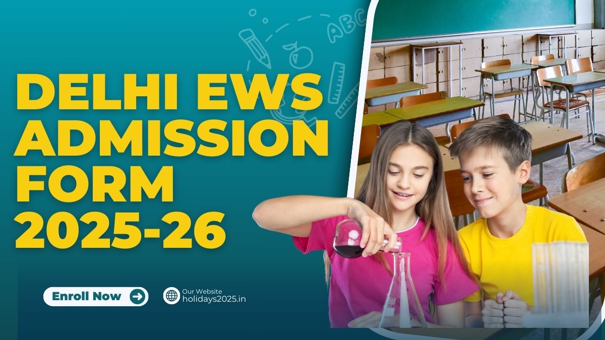 Delhi EWS Admission Form 2025-26