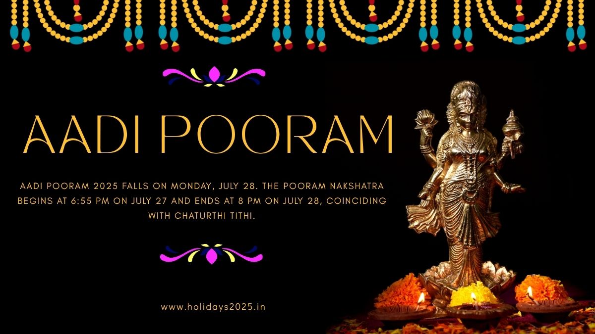 Aadi Pooram Special Day 2025